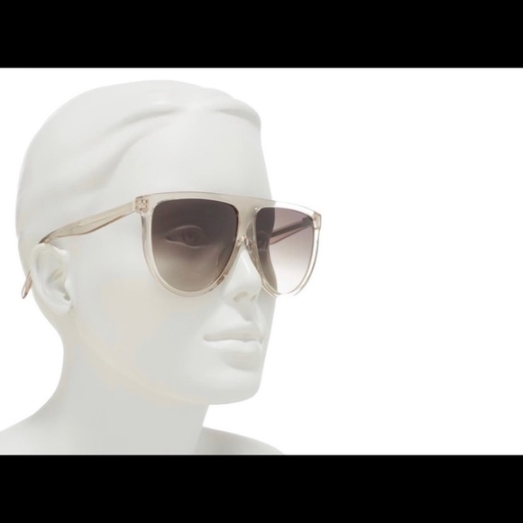 CELINE 62mm Grey Acetate FlatTop Sunglasses w/
Luxe Case+Cloth—NEW—Box Sold Sep. - Picture 4 of 16